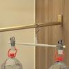 10pcs Household Multi-functional Pants Skirt Clip Non-trace Strong Non-slip JK Hanging Stainless Steel Skirt Clip Drying Rack
