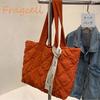 Fragcell Women's Tote Bag, Large Capacity, Lightweight Nylon Shoulder Bag, A4 Size, Stylish Diaper Bag, Perfect for Commuting to Work or School
