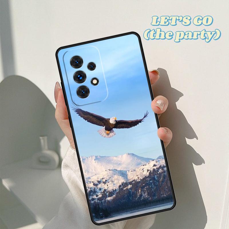 Eagle Hawk Bird Animal phone case For Samsung Galaxy A42 A31 A40 A51 A71 A32 A80 A91 A52 A72 A73 A20e A21S A50 A70 A11 A12 Cover