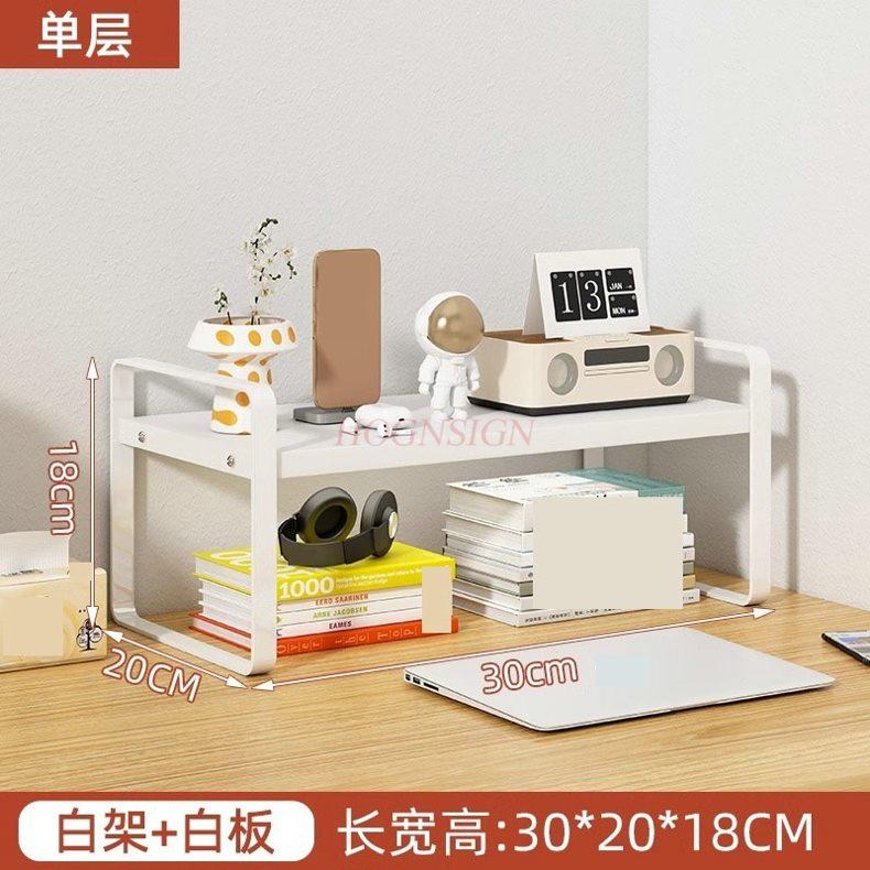 1pcs Desk Bookshelf, Desk Storage, Multi-layer Countertop, Layered Shelf, Student Dormitory Office Desk Storage Rack
