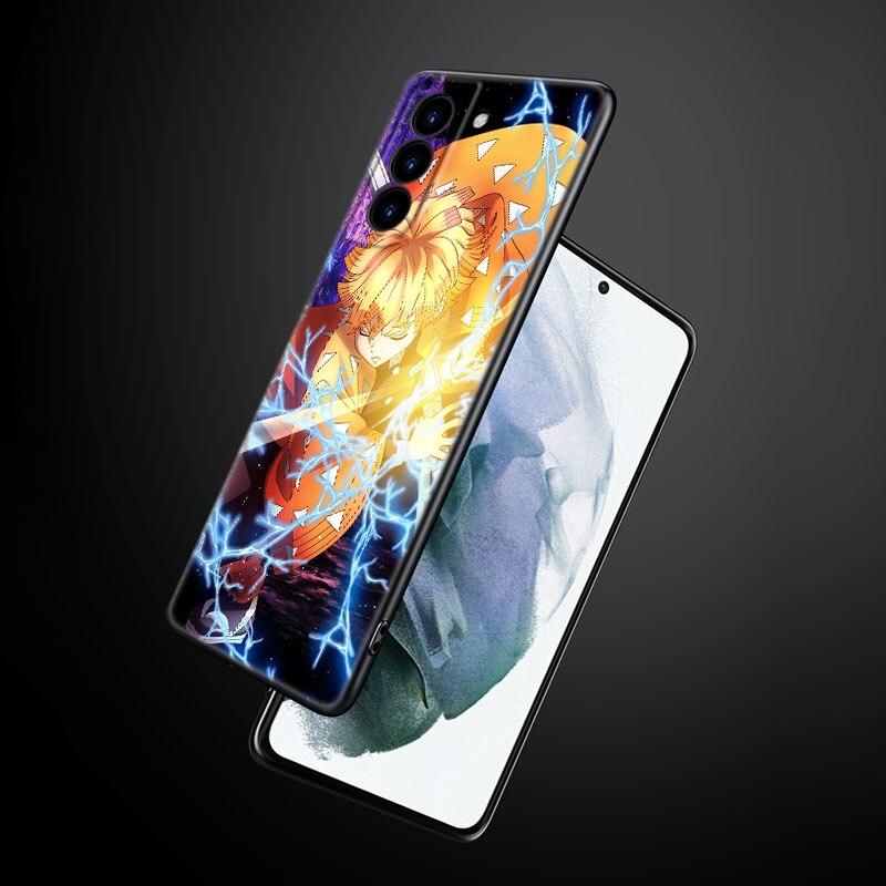 

Чехол для телефона Anime Demon Slayer Agatsuma Zenitsu для Samsung Galaxy S22 Pro S21 S20 Ultra FE S10 Lite 5G S10E S9 S8 Plus Samsung S21 FE