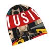 2D Flat Printing Retro Music Audio Modern Adult Beanie Designed To with Laid-Back Street Style Or Elevate Easy Outfits with Understated Edge