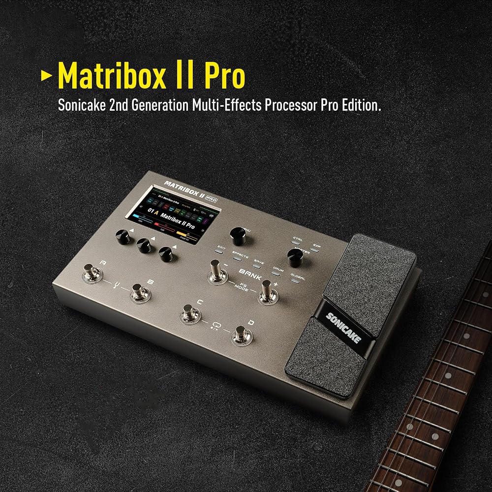 SONICAKE Multi-Effects Expressions with Over 240 Built-In Effects Amplifier Modeling IR Cabinet S...