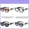 Baroque Style Sunglasses Women Retro Trendy Oversized Square Uv400 Sun Shades For Travel