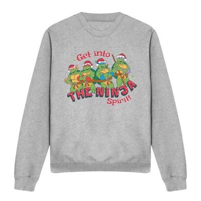 Teenage Mutant Ninja Turtles Unisex Adult The Ninja Christmas Spirit Sweatshirt