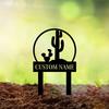 Piquets de jardin en métal personnalisés Décor extérieur pour pelouse et patio Cadeau personnalisé pour jardin