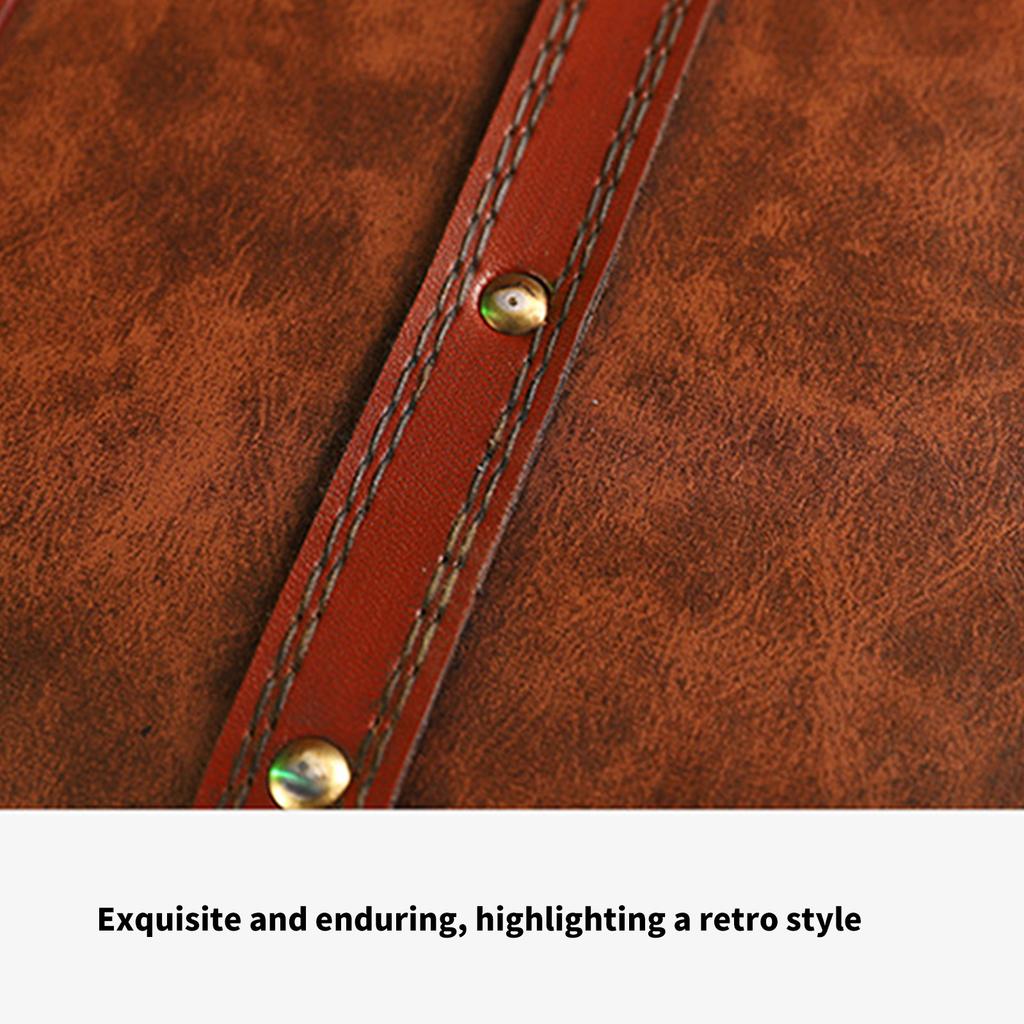 Multi Functional Wooden Chest with Faux Leather Handle Portable Carrying Case Home Decoration Travel Storage Solution