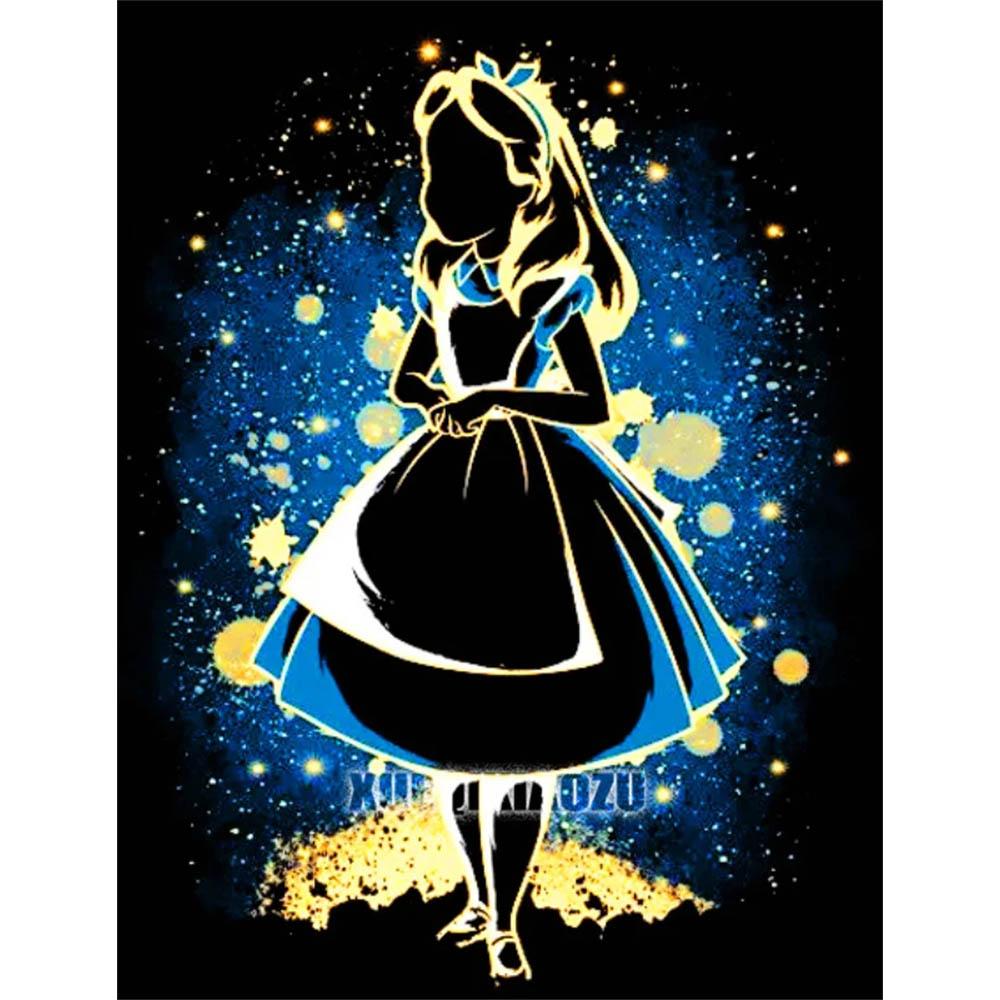 Stitch Diamond Painting Disney Prinzessin 5D DIY Vollrund_Quadrat Mosaik Stickerei Kinderzimmer Dekoration Handgemachtes Geschenk