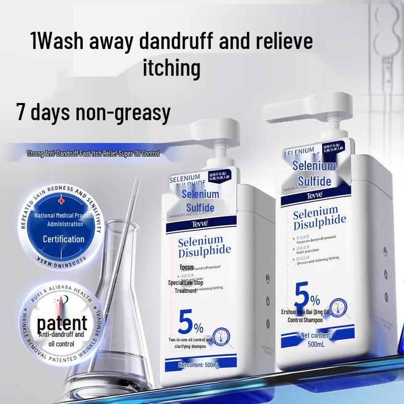 

Tevve Selenium Disulfide Anti-Dandruff & Oil Control Shampoo