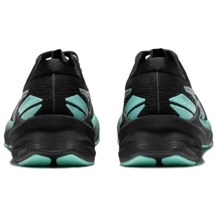 Asics Novablast 3 Lite-Show Wygodny Materiał Skóra Syntetyczna Trwałe Oddychające Niskie Codzienne Buty do Biegania Męskie Sneaker Czarny Szary 1011B727-001