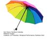 Yousheng Extra Large Rainbow Folding Umbrella Sun Blocking UV Protection Umbrella Waterproof Windproof 10 Ribs Kids Adults Sun Rain Umbrella
