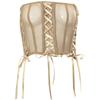 Vest Tops For Women Sexy See Through  Bustier Corset Strapless  Crop Tops  Boned Corset Sexy Tube Top Perspective Style