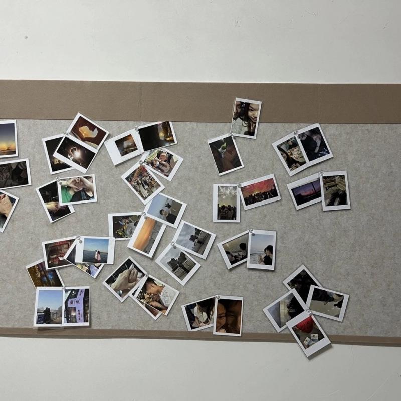 Self-Adhesive Felt Pinboard - Customizable Wall Stickers for Photos & Messages, Ideal for Study Rooms or Dormitories
