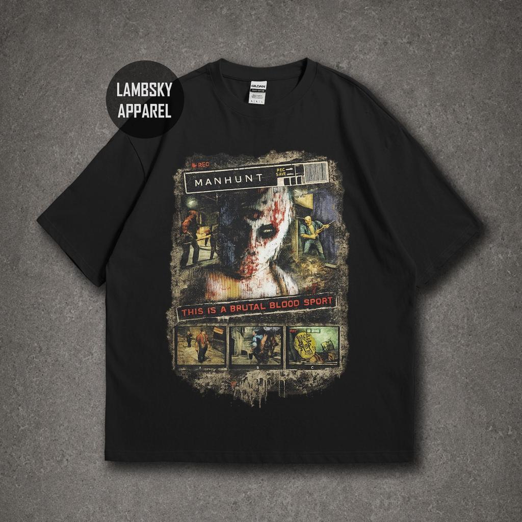 Rockstar Manhunt shirt, vintage game tee, graphic unisex t-shirt