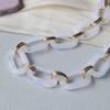 New Phone Chain Accessory Detachable Parts Amber Crossbody Resin Cute Strap Phone Case Chains Acrylic Shoulder Lanyard Hanging Chain