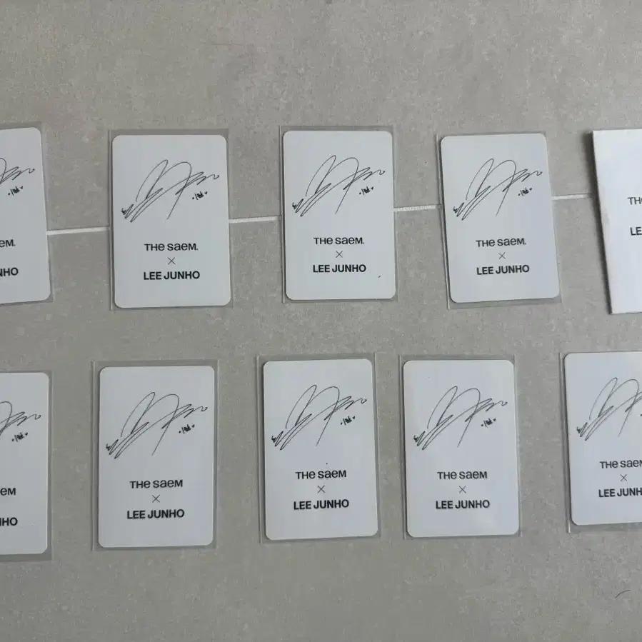 Lee Jun-ho The Saem Japan photocard Photo card sales