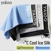Yalu Men's Plus Size Ice Silk Antibacterial Boxer Briefs