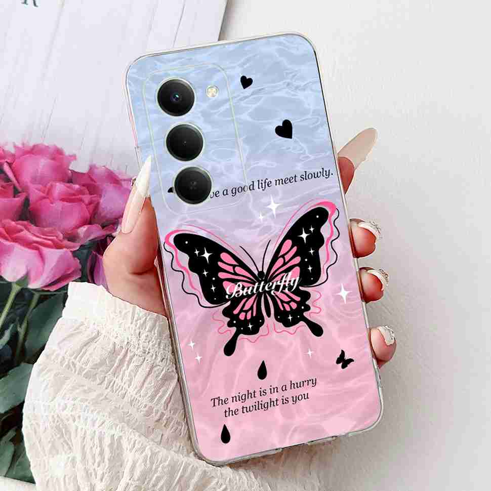Case For Redmi 15 5G New Design Butterfly Flowers Shockproof Casing For Xiaomi Redmi15 Redmi 15 5G Soft Phone Back Cover