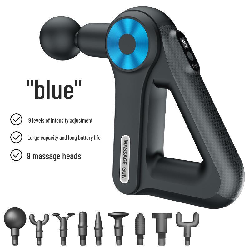

Professional Mini Triceps & Neck Fascia Massager - Portable Electric Massage Gun for Muscle Relief синий