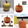 Halloween Pumpkin Resin Figurine With Modern Style For Festive And Event Decor