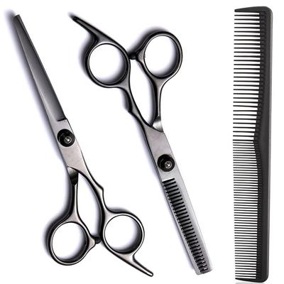 Haarschneidescheren-Set, Haarschneide-Ausdünnungsschere, Texturierungsscheren-Set, 6,5 Zoll, Haarschneideschere, Ki