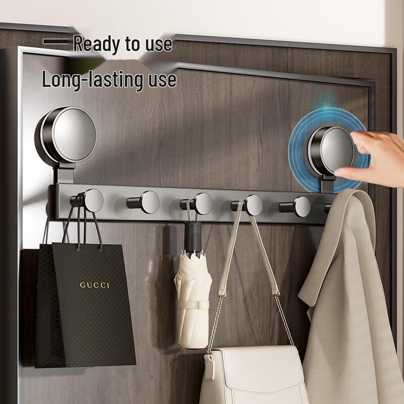 DANLE Punch-Free Suction Cup Row Hooks