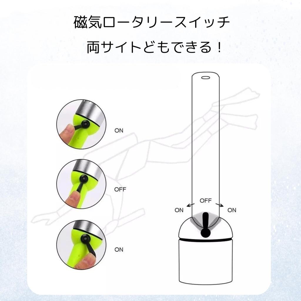 NASSIA LED Diving Light, Waterproof, Battery-Operated Underwater Light