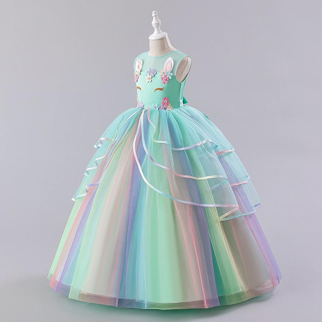 Girls Princess Gown Performance