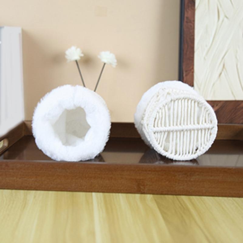 Glasses Holders Lovely Pen Holders Desktop Holders Woven Pencil Holders Nightstand Organizer with Plush Lining