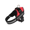 (Red,L)Dog Harness Reflective Pet Vest Puppy Lead Oxford Puppy Outdoor Strap Walking