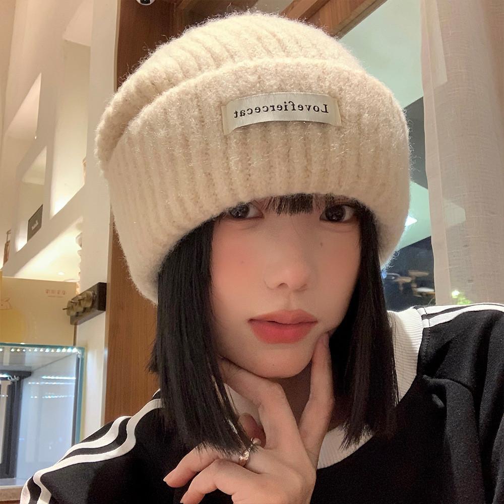 Cozy And Stylish Japanese Knit Slouchy Beanie Hat For Autumn And Winter Wear