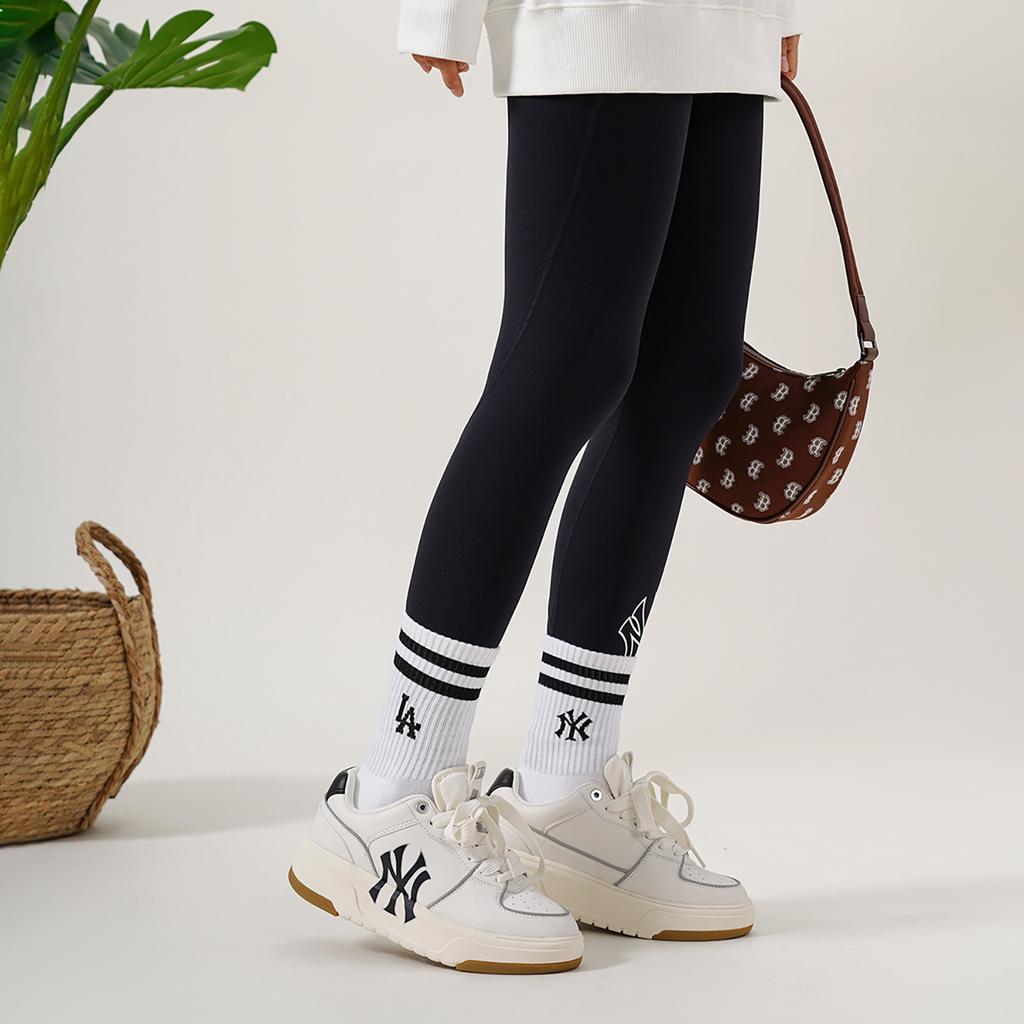 New MLB Leggings Women's Black 3FLGB0124-50BKS