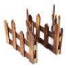 120cm Mini Fence Barrier DIY Miniature Fairy Garden Fence Wooden Craft Figurine Ornament Dollhouse Decoration Accessory