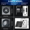 4/6/8 Inch Exhaust Fan Solar Panel Air Suction Fan High Speed Greenhouse or Pet House Air Circulation Ventilation Fan