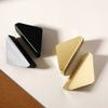 Triangle Shape Furniture Drawer Knob Embedded Wardrobe Handle Hardware  Wardrobe Closet