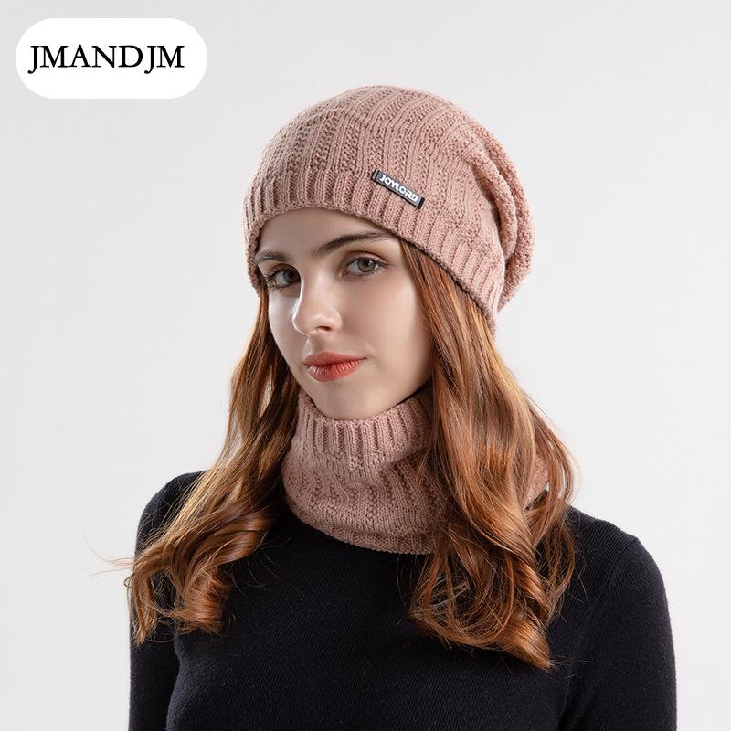 Осенне-зимняя теплая вязаная шерстяная шапка для мужчин и женщин в нейтральном — фото 5