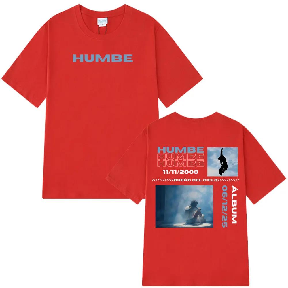 Singer Humbe Esencia Tour Graphics T Shirts Men Women Hip Hop T-shirt Short Sleeve Fashion Oversized Cotton T-Shirts Streetwear