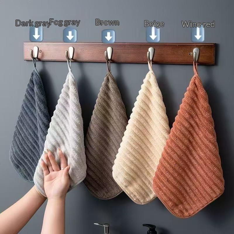 5-Piece Luxury Soft Super Absorbent Hand Towel Set - 11.8*11.8 Inch Quick Drying Washcloths For Household And Daily Necessities
