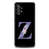 Letters Purple Flower Phone Case For Samsung Galaxy A17 A07 A55 A35 A25 A15 A05 A33 5G A31 A23 A21s A13 A41 A73 A53 A51 A71Cover