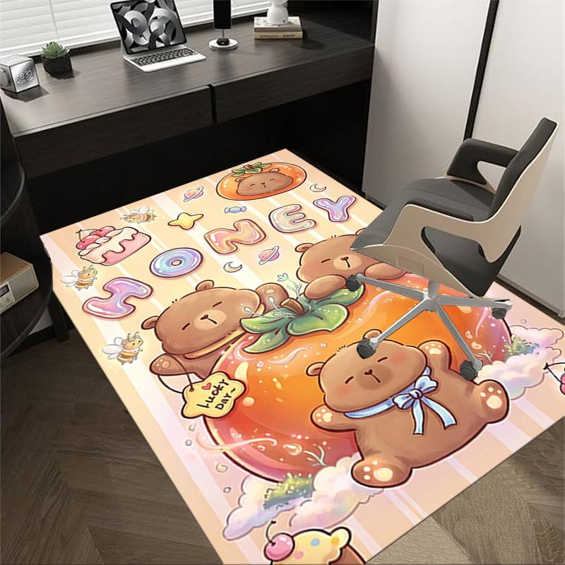 

1PC Kapibala Non-Slip Floor Carpet Compatible for Office&Living Room&Bedroom&Dining room - Soft & Pattern-G0321 60cm by 90cm
