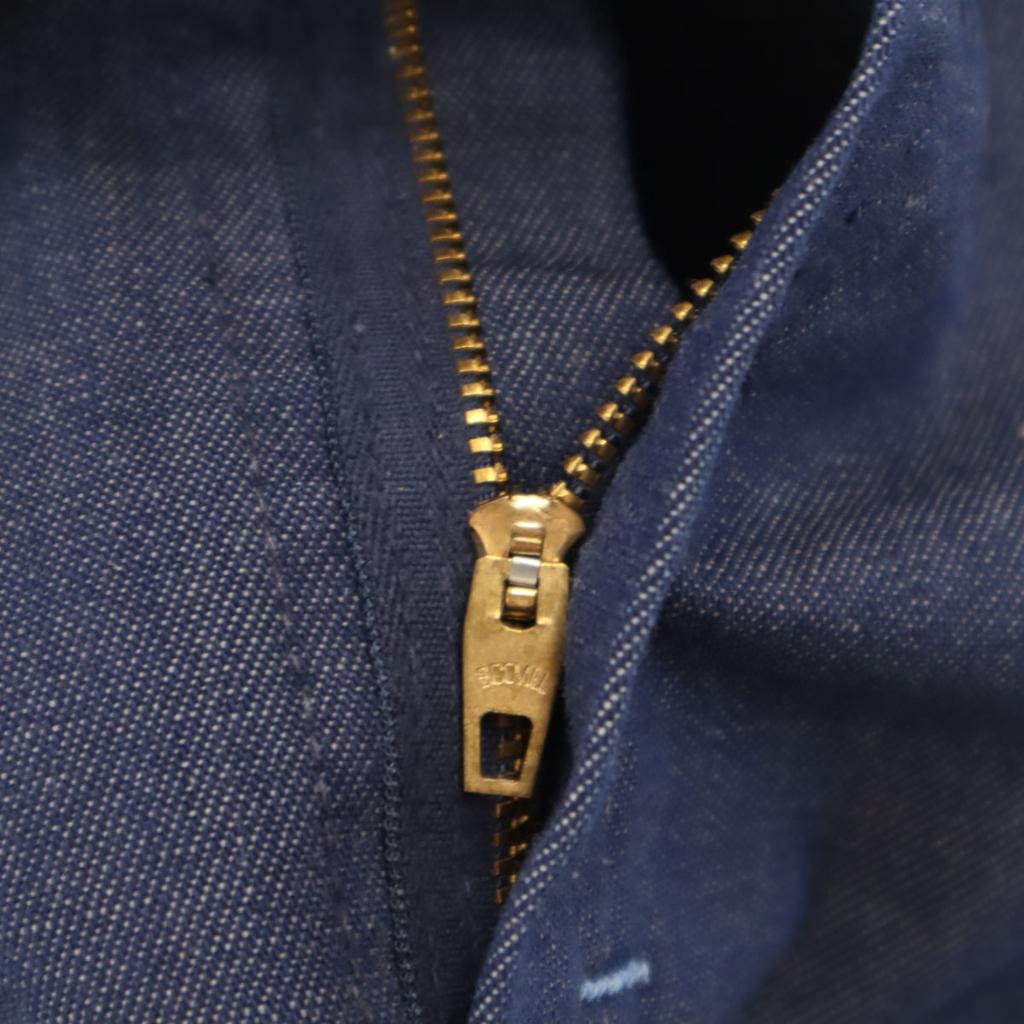 Sears 70s 80s vintage denim Overall Navy Painter Men's Used