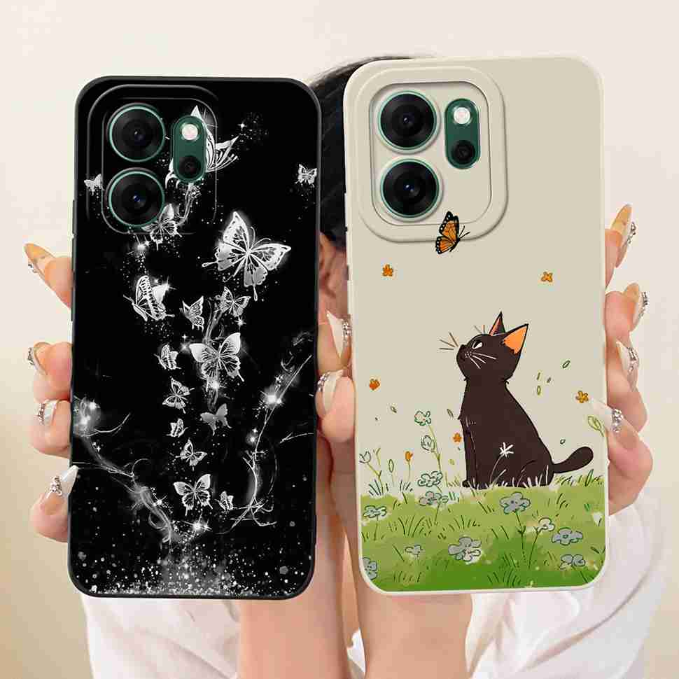 Funda For OPPO Reno 14F 5G Case Cat Dragon Lens Protection Back Cover For OPPO Reno14F Reno14 F CPH2743 5G Coque