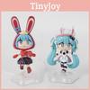 Rabbit Delightful Pvc Ears Hatsune Miku Q Version Doll Collectible Figurines