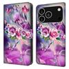 For iPhone 17 Pro Case 3D Pattern PU Leather Wallet Phone Cover with Stand