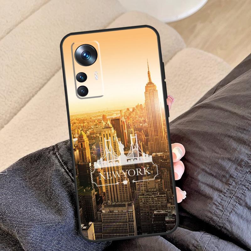 New York City Case For Xiaomi 13 13T 12T 11T 12 Lite 14 Pro 12X POCO F5 Pro X5 X3 M5 X4 F3 F4 C65 Cover