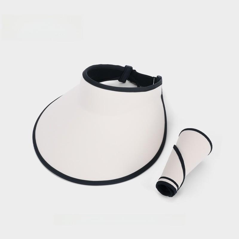 Ice Silk Unobtrusive Summer Sun Hat With Wide Brim For Outdoor Uv Protection