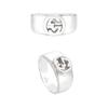Gucci Interlocking Double G Silver Ring Unisex rings 479228-J8400-8106