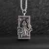 Vintage Gold Wings Wings Necklace Hell Devil Mother Pendant for Men and Women Couples Hip Hop Rock Punk Jewelry