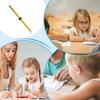 1/2/3/5/10Pcs Nut Decompression Pen Stress Relief Threaded Wooden Pencil Students School Work Anxiety Relief Silent Calming Rotating Nut Fidget Pencil