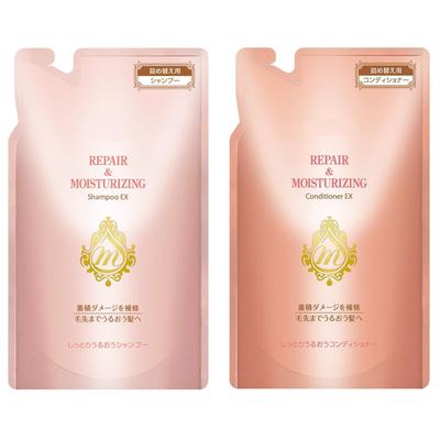 DHC Moisturizing EX Refill Set of 2 with Bonus (Shampoo & Conditioner)